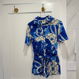 Adorable FARM Rio Linen Playsuit